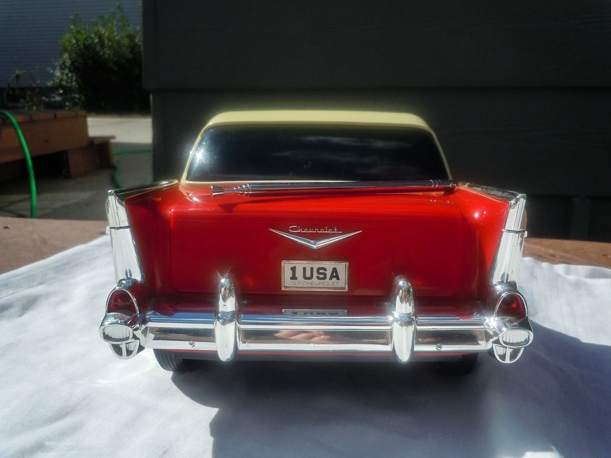 157261392 vintage novelty radio banning 57 chevy chevrolet belair 